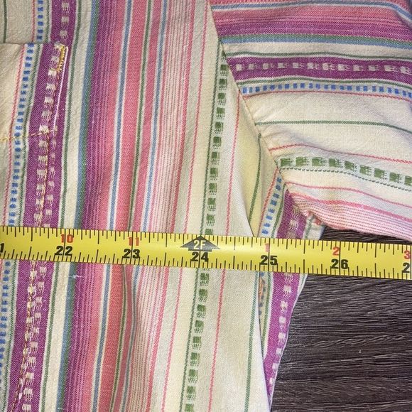 Bundle of 2 Indie Style Solet Multi Color Button Down Large Shirts - Picture 4 of 15